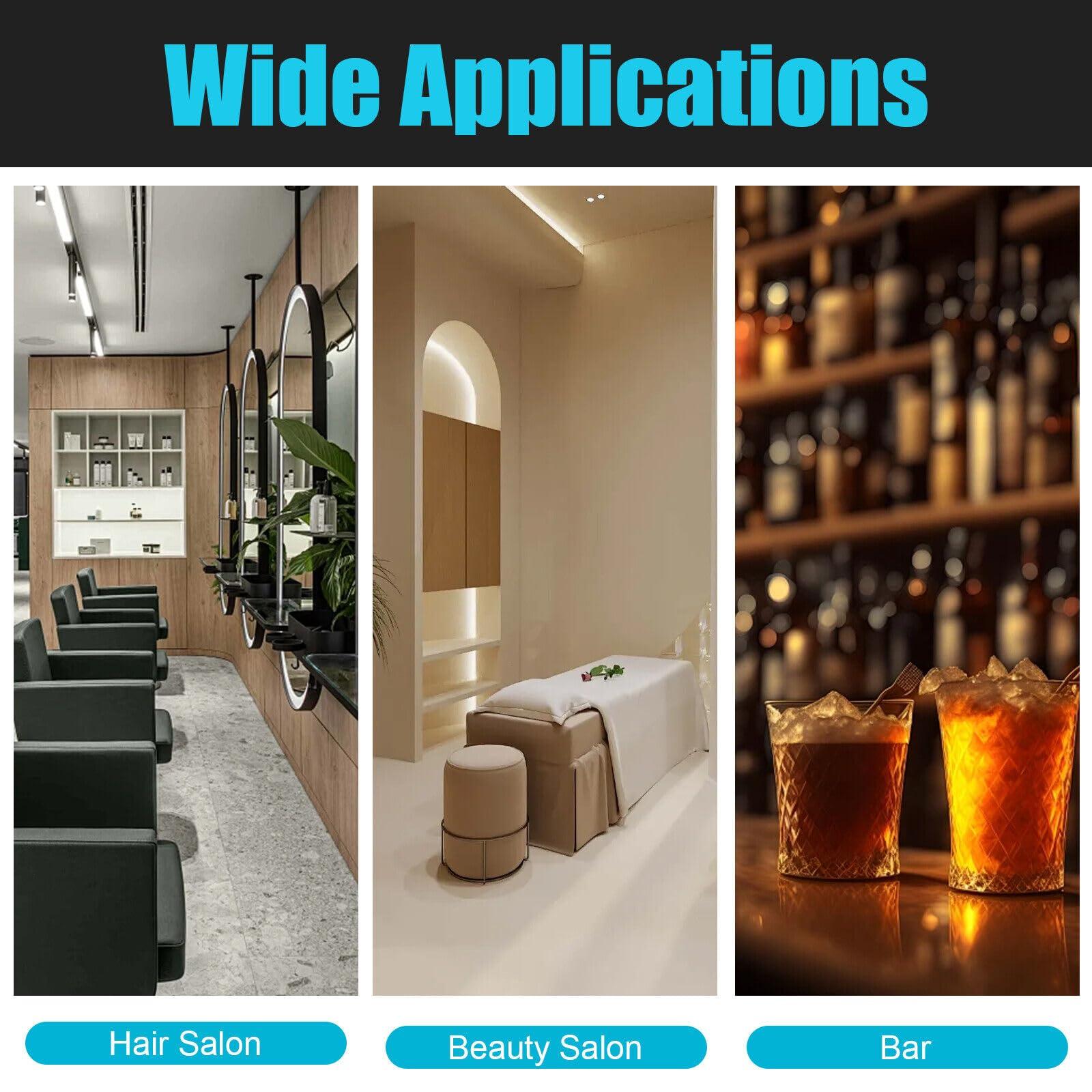 RustyVioum RustyVioum Barber Hydraulic Pump Beauty Salon, Barber Chair Hydraulic Pump Replacement 4 Screw Hair Salon Adjustable Height 11cm, All Purpose Heavy Duty Pump for Salon, Black