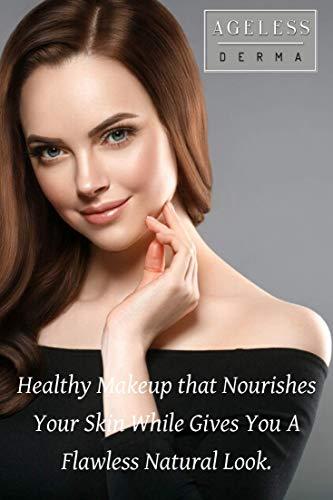 Ageless Derma Ageless Derma Natural Mineral Makeup Foundation- A Healthy Full Coverage Vegan Pressed Powder. Made in USA (Bare Beige)