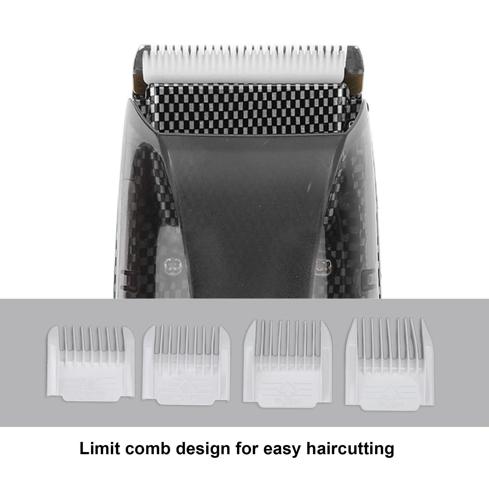 Diydeg Diydeg Electric Hair Clipper, USB Recharge Light Vacuum Hair Trimmer with Automatic Hair Suction, Electric Body Hair Trimmer with 4 Guide Combs, Cordless Haircut Toddler Haircut Kit