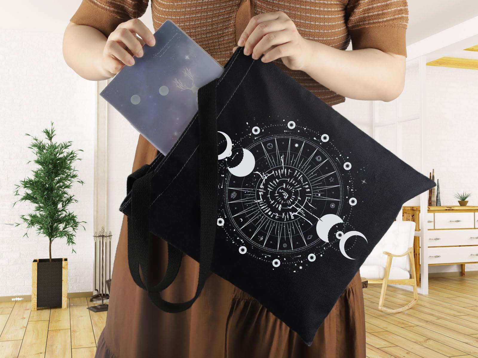 WCGXKO WCGXKO Video Game Lover Gift BG3 Merch Astarion Symbols Tote Bag for BG3 Gamer (T-AstarionSymbol)