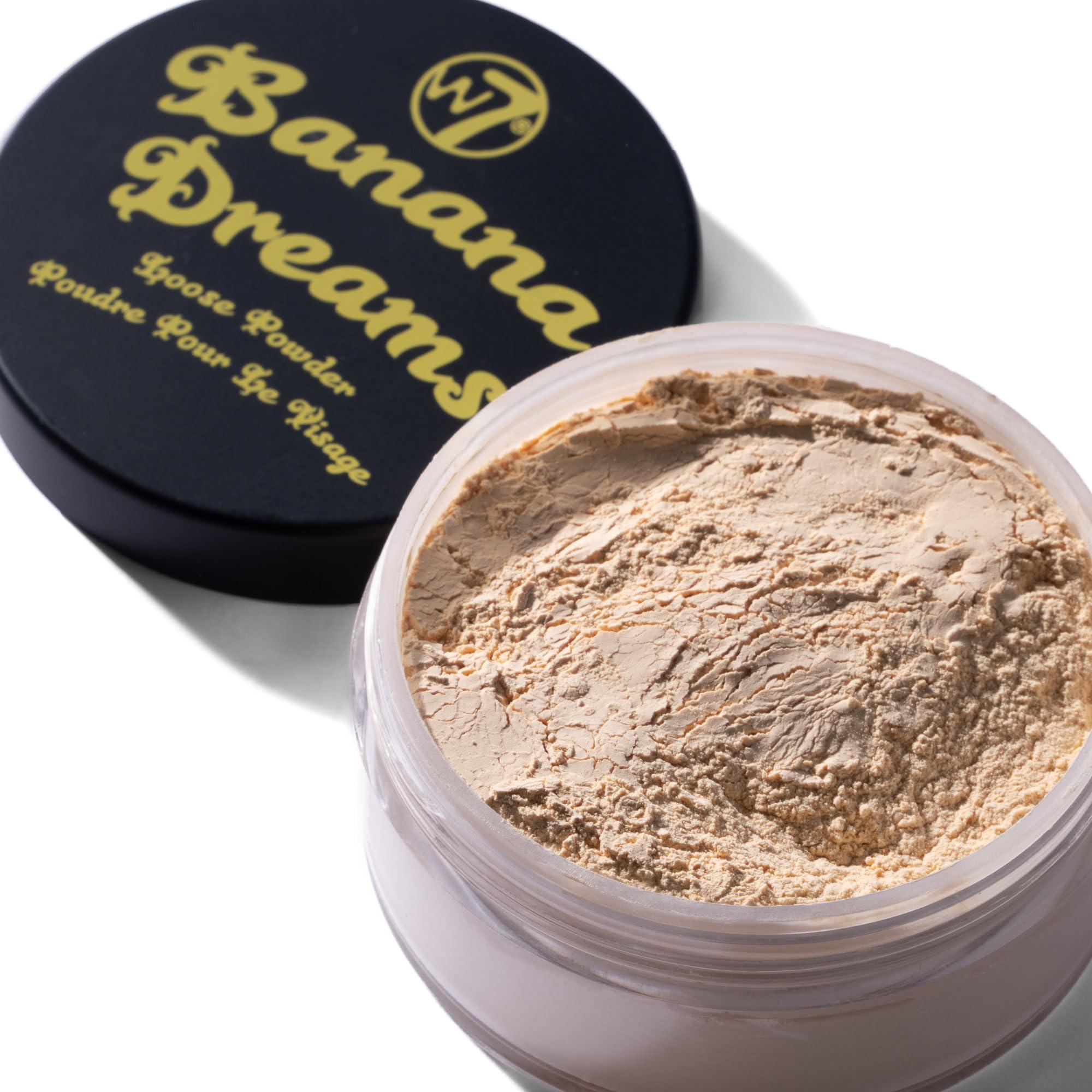 W7 W7 Banana Dreams Loose Setting Powder - Weightless Yellow Blurring Powder For All Skin Tones - 2 Pack