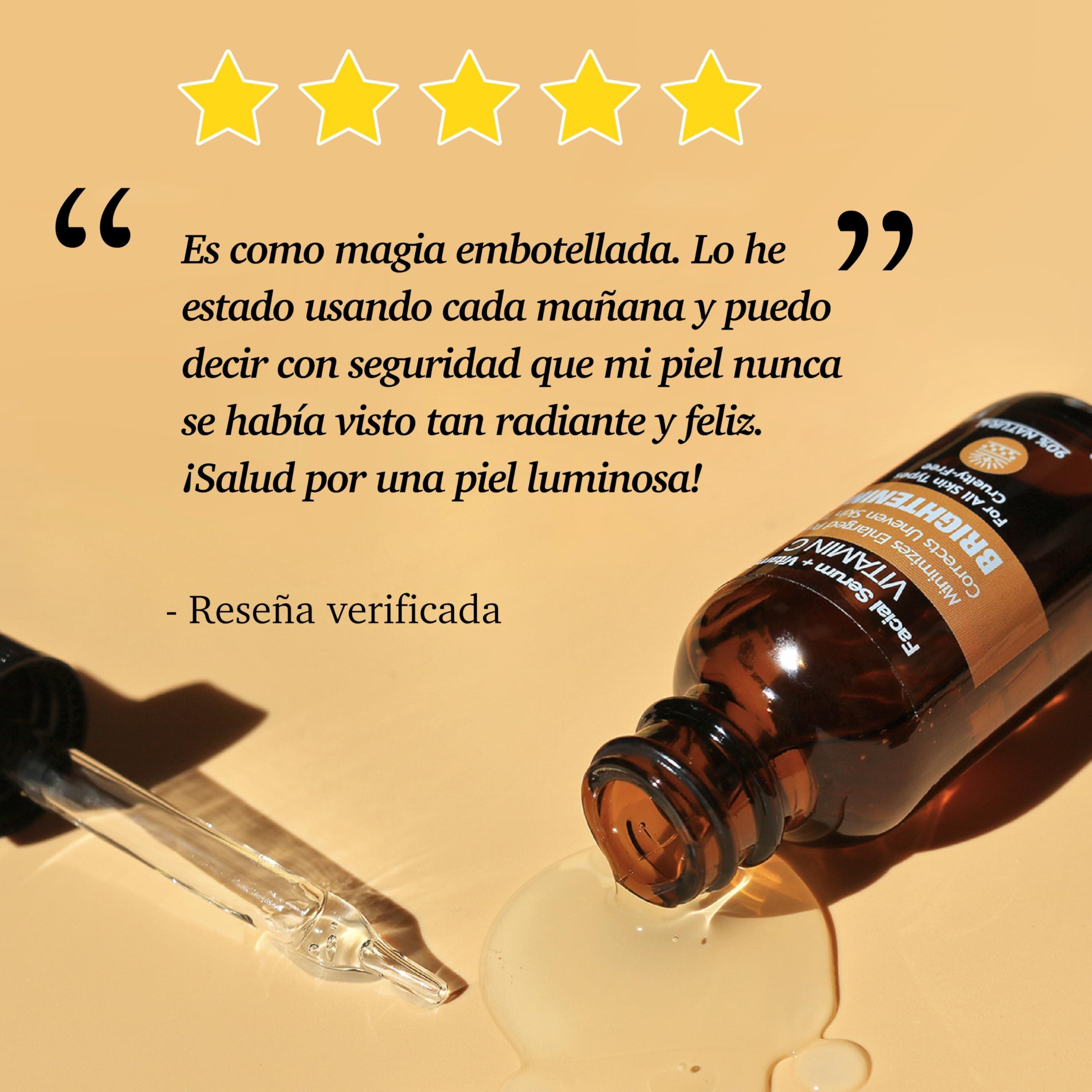 Purifect by Symphony Beauty Purifect Natural Vitamin C Vegan Facial Serum - Enhances Skin Radiance, Hydration, and Firmness with Niacinamide & Vitamin E, 30ml (Made in the USA)