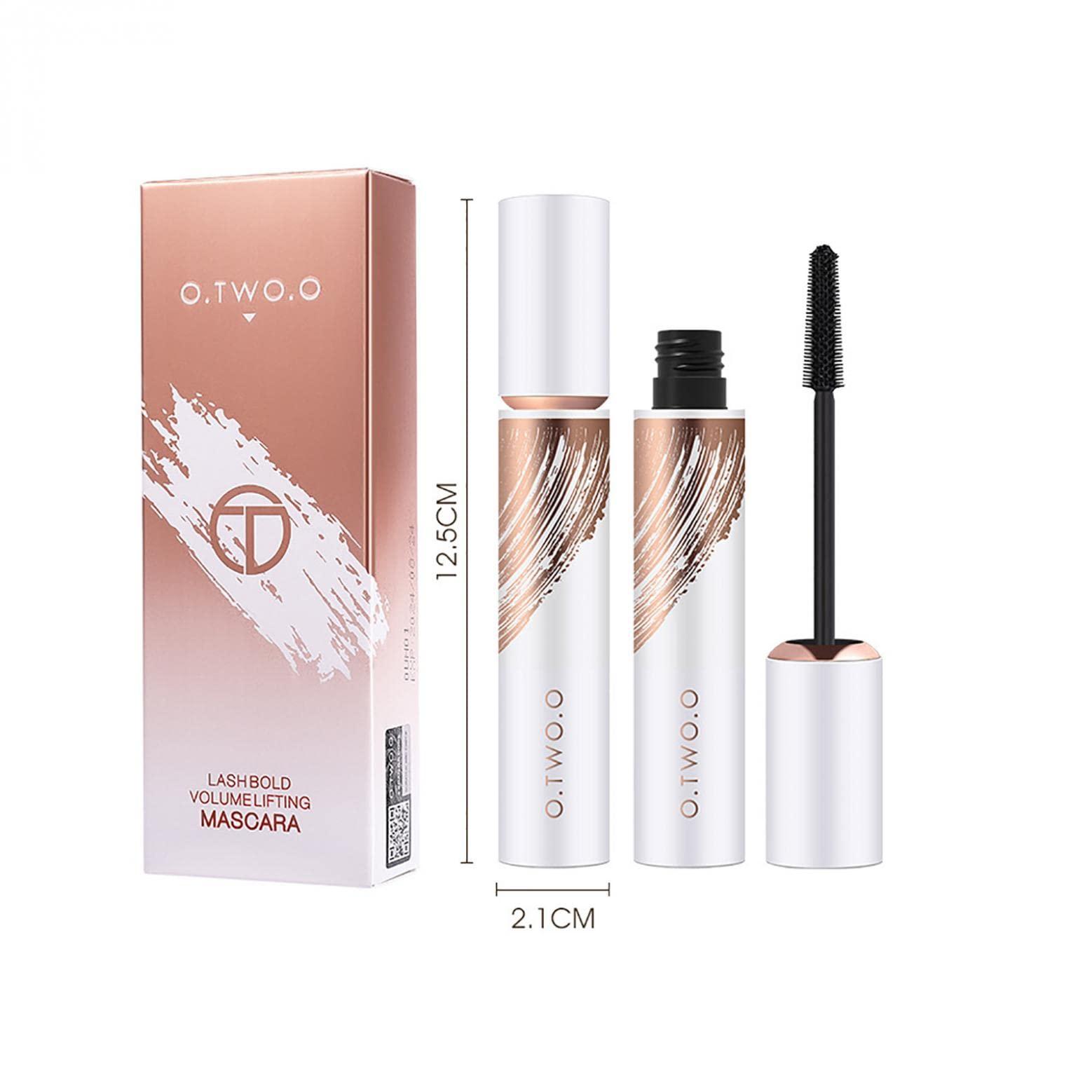 Xiahium 4D Silk Fiber Mascara Waterproof Long Lasting Thicking Lenghting Curling Quick-drying Smudge Proof Glamour Eye Lash Makeup