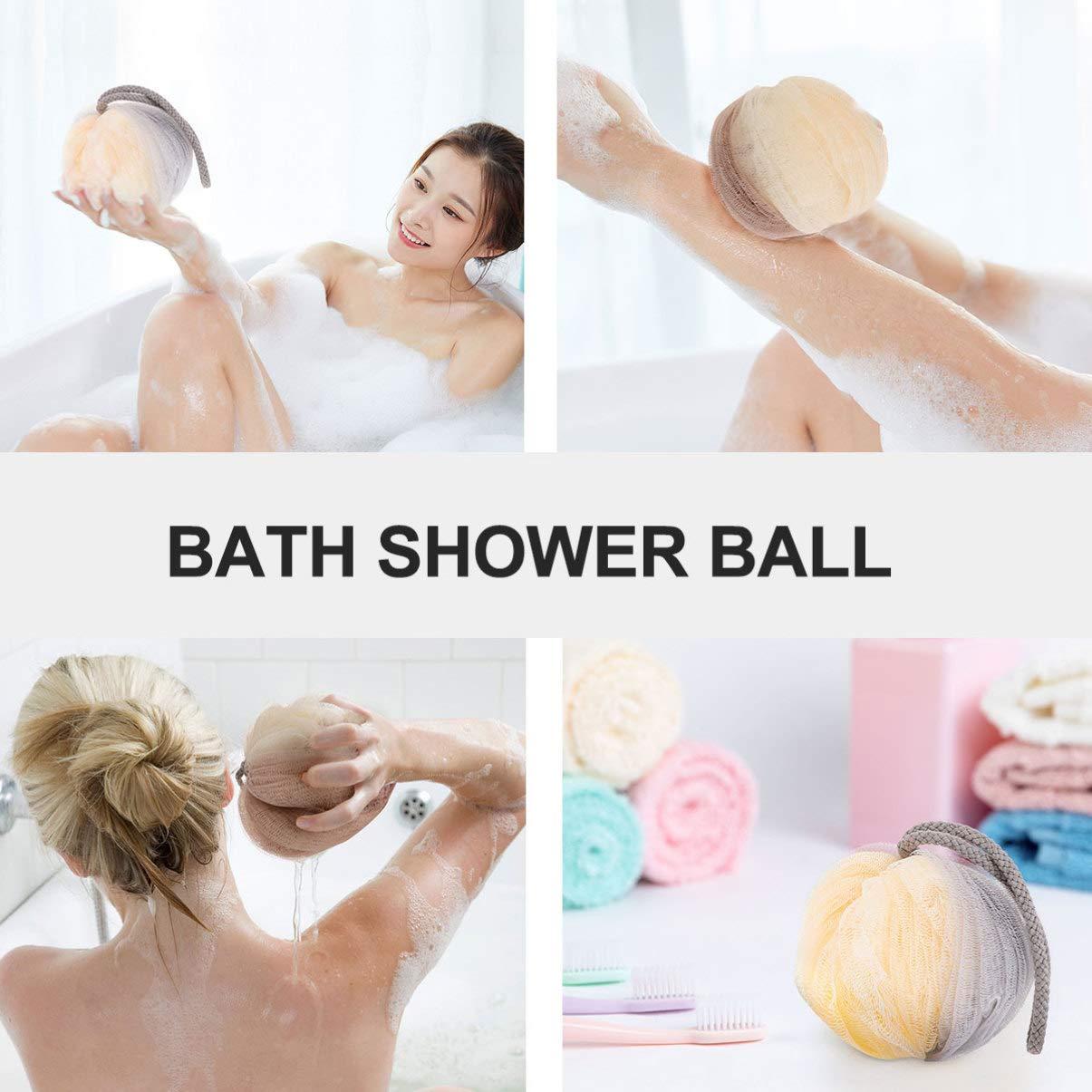 Housoutil Housoutil 4 Pcs Bath Head Loofah Bath Sponges Cleaner Shower Wipes Bathtub Artifact Bath Poufs Puff Bath Plug Sponges Bath Sink Body Softener Net Mesh Shower Skin or