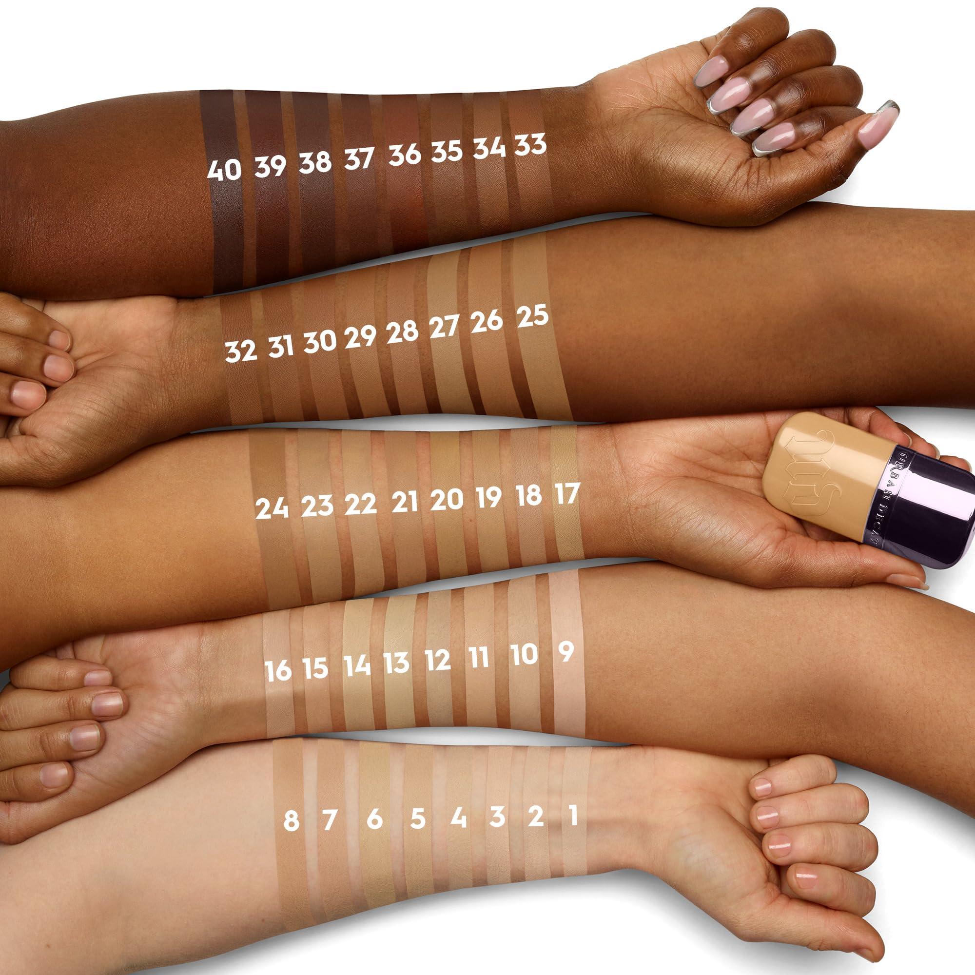 URBAN DECAY Urban Decay Face Bond Self-Setting Waterproof Foundation, Medium Coverage, Natural Matte Finish, 3% Niacinamide Serum Improves Skin Texture Feel, Transfer-Resistant, Sweat-Proof, Blurs Skin - Shade 39