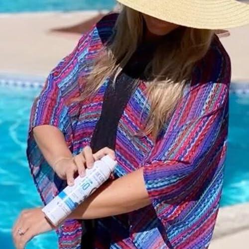 BLUE LIZARD Blue Lizard Sensitive Mineral Sunscreen Spray SPF 50+, Dermatologist-Recommended Brand, Broad-Spectrum UVA/UVB Protection, Water-Resistant, Zinc Oxide Formula, 5 fl oz (Pack of 2)