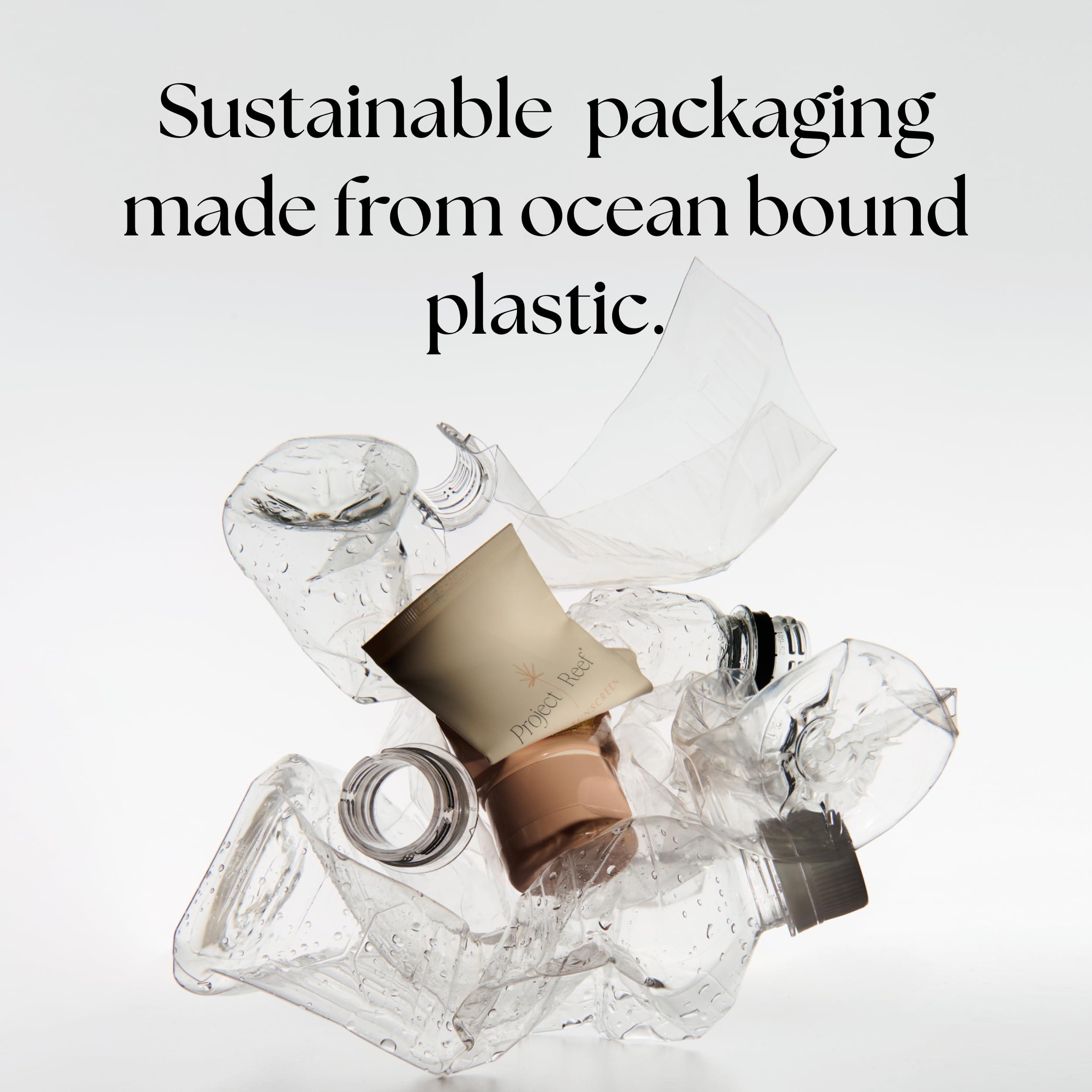 Project Reef Project Reef SPF 50 Mineral Sunscreen - Reef Friendly, Ocean Safe, Vegan Sunscreen Lotion for All Ages, No White Residue, Water-Resistant, 3.4 fl oz