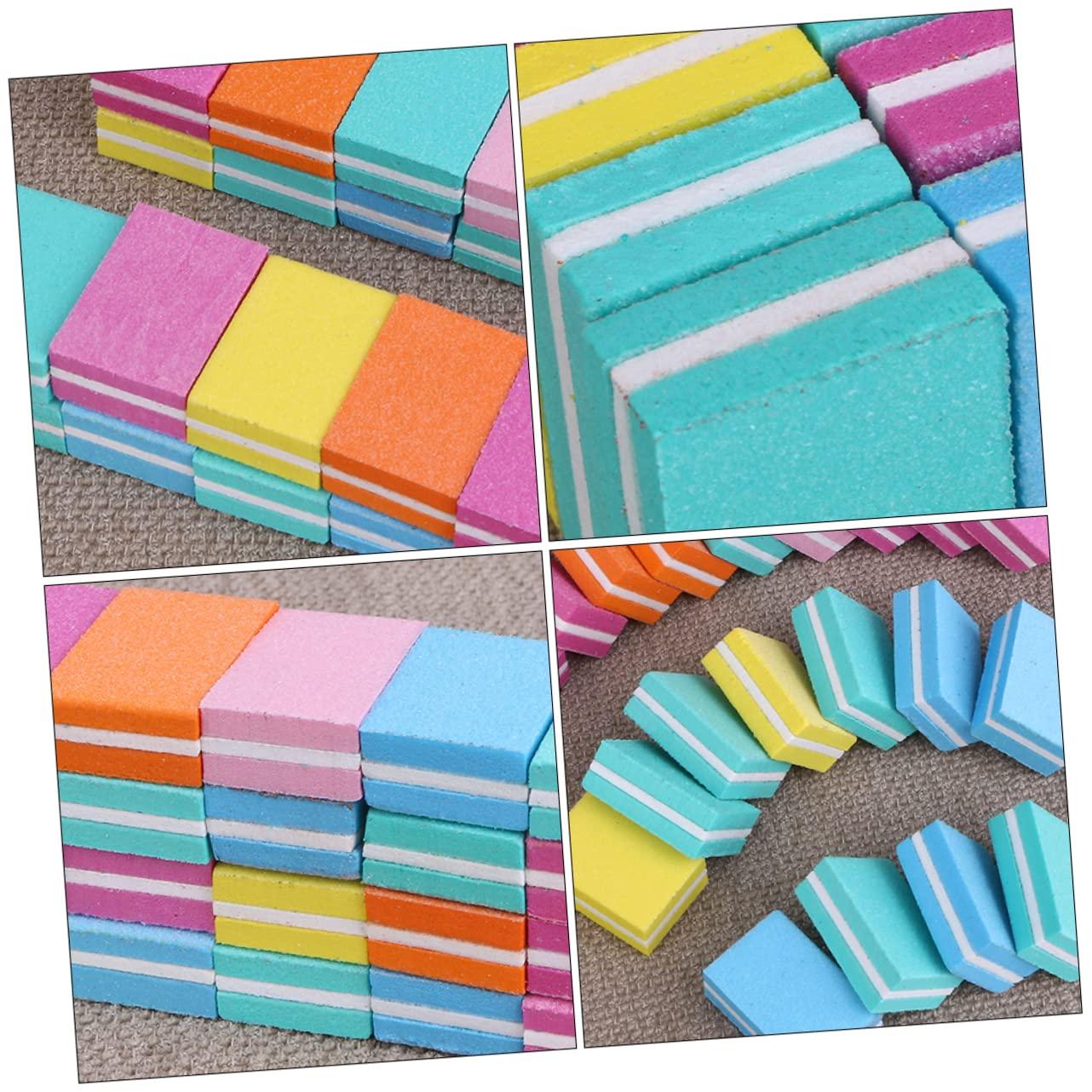 SOESFOUFU SOESFOUFU Nail File Set 10pcs Mini Nail Files and Buffers Sponge Nail Art Tool for Nail Sanding