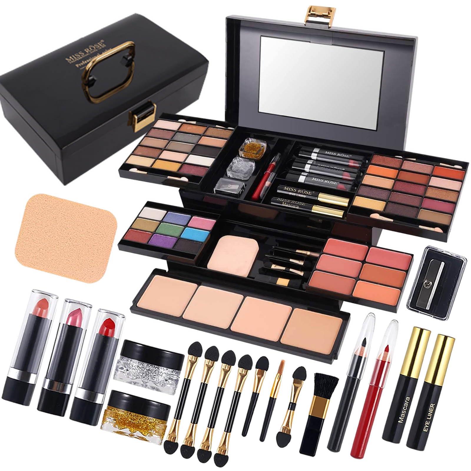 MISS ROSE M MISS ROSE M 58 Color Professional Makeup pallet, Makeup Kit for Women Full Kit, All In One Makeup Kit Set, Makeup Gift Set for women girls (331Y)