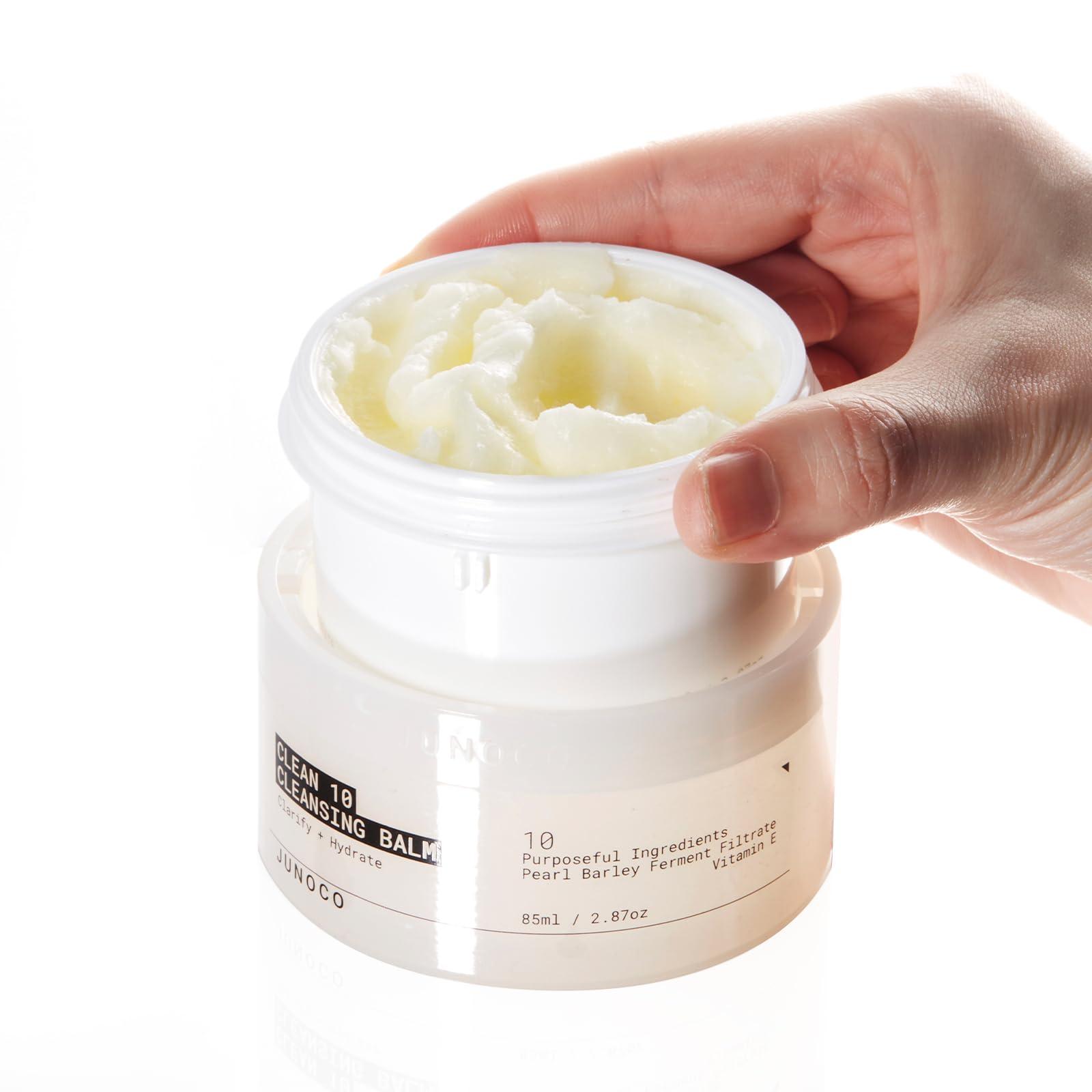 JUNO & Co. JUNO & Co. JADE Clean10 Cleansing Balm - Makeup Remover Balm - Effortlessly Removes Makeup & SPF - 2.87oz Makeup Remover Balm Set