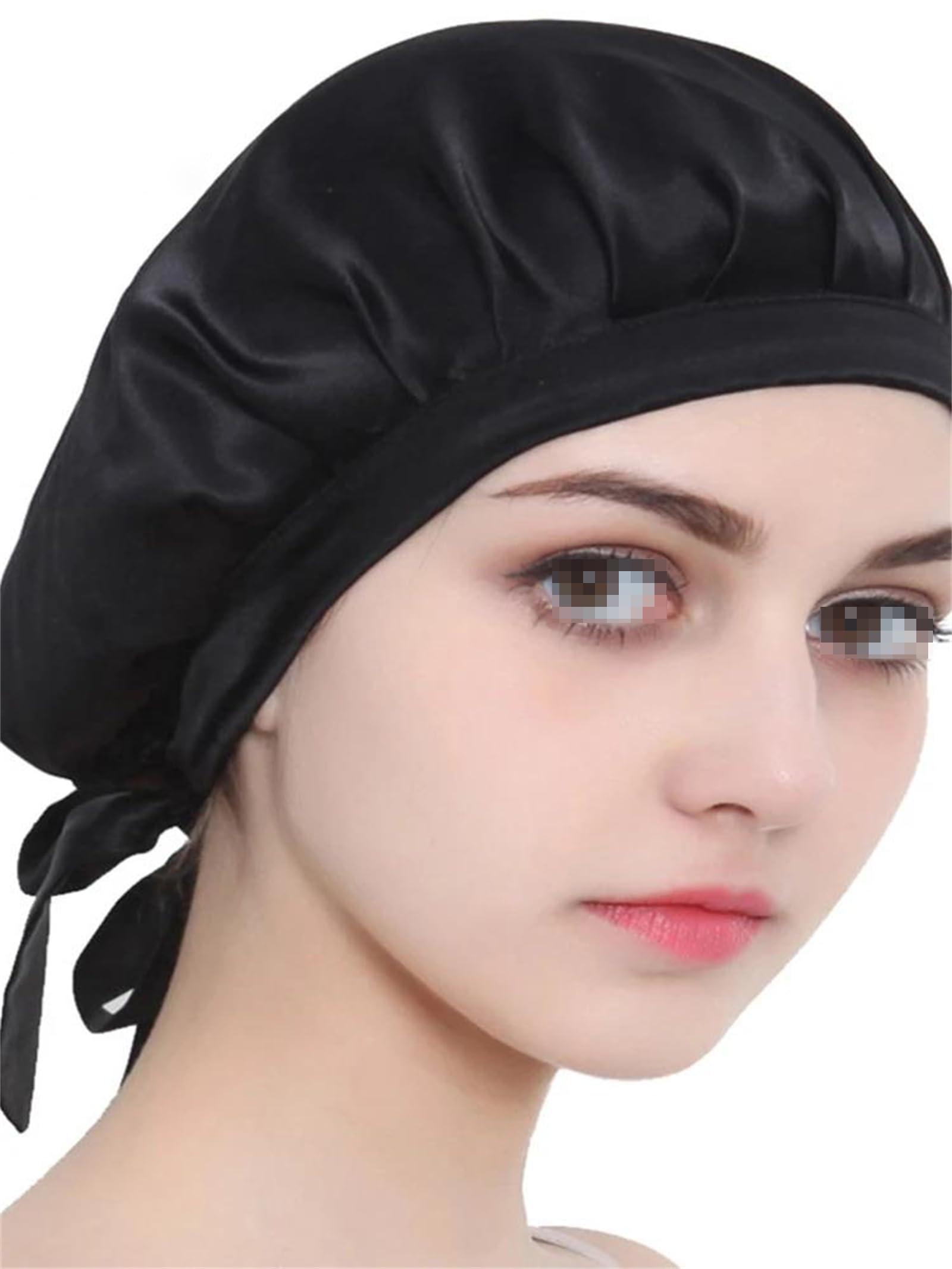 Generic Women\'s Nightcap Hair Care Natural 19 Mom Silk Nightcap Band