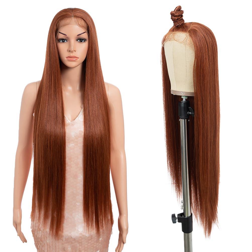 Style Icon Style Icon 36 Super Long 13x4 Lace Wig Easy-360 Lace Frontal Wigs Free Part Lace Front Wigs with Baby Hair (36, 130T)
