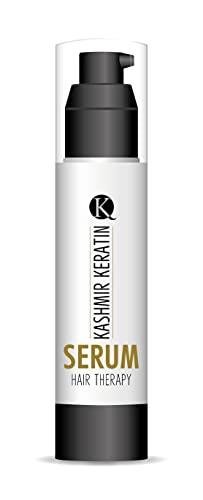 Kashmir Keratin Anti Frizz Hair Serum for Frizzy and Damaged Hair: Hydrating and Strengthening Non-Oily Treatment Serum for Shine and Frizz Control (100ml / 3.38Fl. Oz)