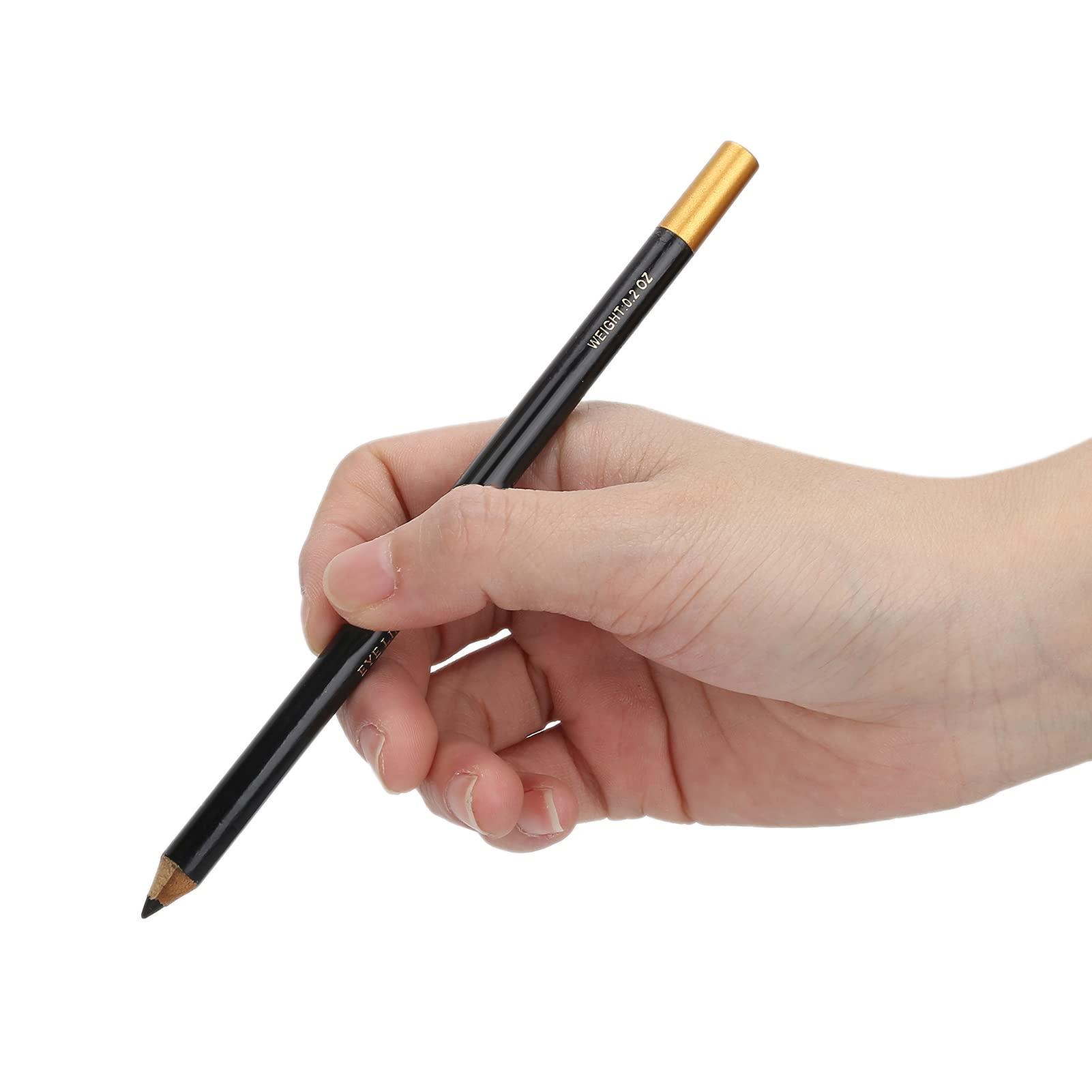 01 02 015 Barber Pencil Tool, 4pcs Professional Beard Pencil Beard Shaping Pencils Mineral Substance Compact Hairline Barber Pencil with Sharpener for Beard Shaping