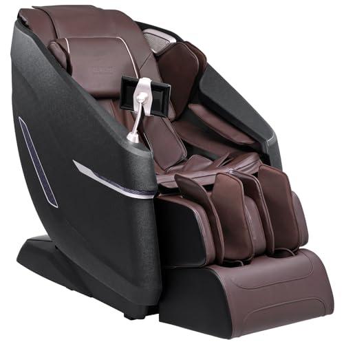 VEVOR VEVOR Massage Chair with Flexible SL-Track, Full Body Zero Gravity Recliner, 10-18 Auto Modes, 3D Shiatsu, Heating, Bluetooth Speaker, Airbag, Foot Roller, and Touch Screen