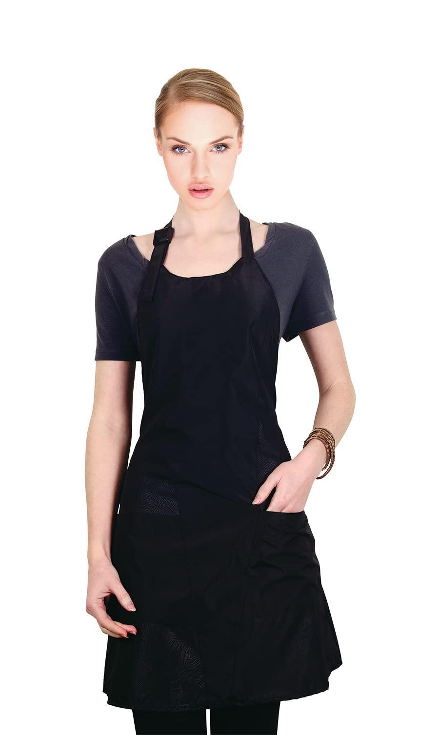 Cricket Cricket Repel Hair Stylist Apron  Water-Resistant and Bleach-Proof Polyester, Adjustable Neck and Waist Straps, Lightweight Apron with Two Pockets for Salon, Barbershop, and Hairdressers