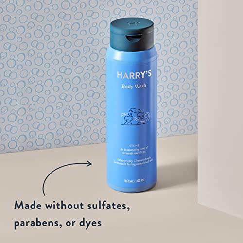 Harry's Harry's Men's Body Wash Shower Gel - Stone, 16 Fl Oz (Pack of 4) - Packaging May Vary