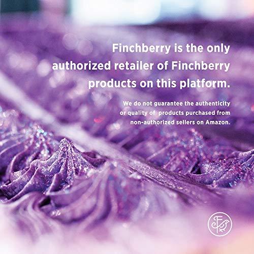 FINCHBERRY Finchberry Fizzy Bath Salt Soak (Sapphire), Dead Sea Salts with Bath Bomb Effect for Relaxation and to Ease Sore Muscles, Luxury Spa Aromatherapy Soak, 16 oz