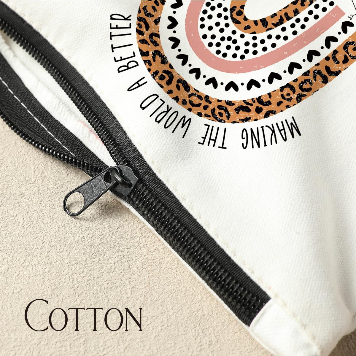 NBIAN 40th Birthday Gifts Women, 40 Year Old Birthday Gifts Ideas, Happy 40th Birthday Rainbow Cosmetic Bag, 40th Birthday Party Favors for Anniversary, Turning 40 Gifts for Mom Friend Leopard Makeup Bag