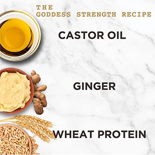 Carol's Daughter Carol\'s Daughter Goddess Strength Ultra Shield Pre Poo Hair Treatment for Wavy, Coily and Curly Hair, Protective Hair Detangler with Castor Oil for Weak Hair, 10.2 Fl Oz