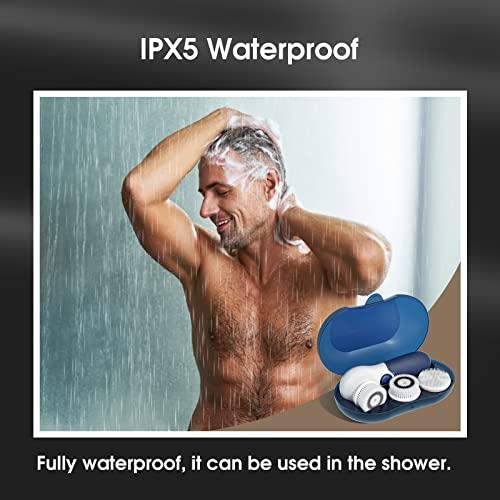 TOUCHBeauty Facial Cleansing Brush: Face Scrubber for Men and Women - Face Brushes for Deep Cleansing and Exfoliating