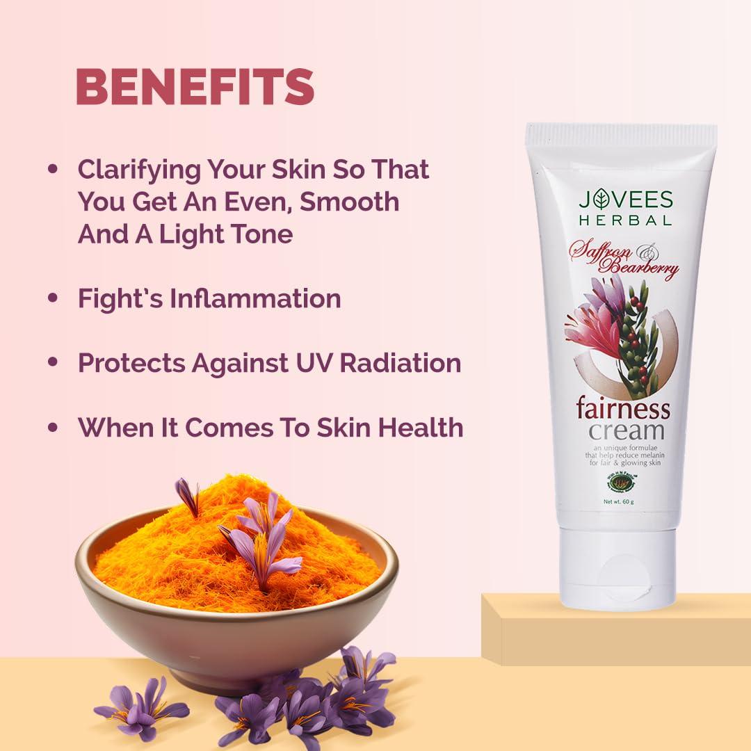Jovees Jovees Saffron Bearberry Fairness Cream - 60 Gms by Jovees