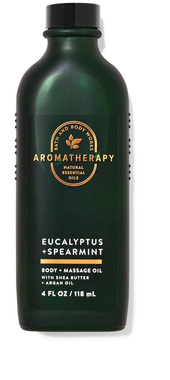 Generic Eucalyptus Spearmint Body and Aromatherapy Massage Oil by Bath + Body Works - 3 Pack - 4 fl oz Each