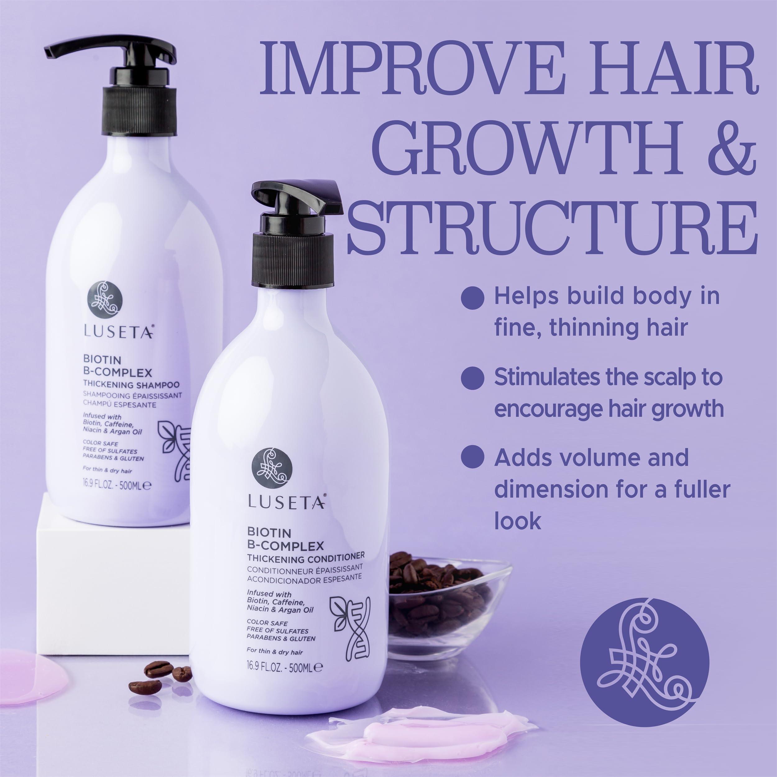 L LUSETA Luseta B-Complex Shampoo & Conditioner Set with Hair Mask