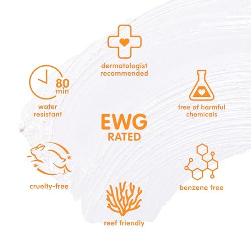 THINK Thinkbaby SPF 30 Sunscreen Stick  Safe, Natural, Water Resistant Sun Cream for Babies, Kids & Adults  Mineral UVA/UVB Sun Protection  Reef Friendly Travel Stick, 0.64oz