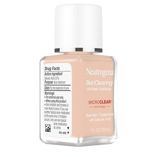 Neutrogena Neutrogena SkinClearing Oil-Free Makeup, Soft Beige 50 , 1 Fl. Oz (Pack of 1)
