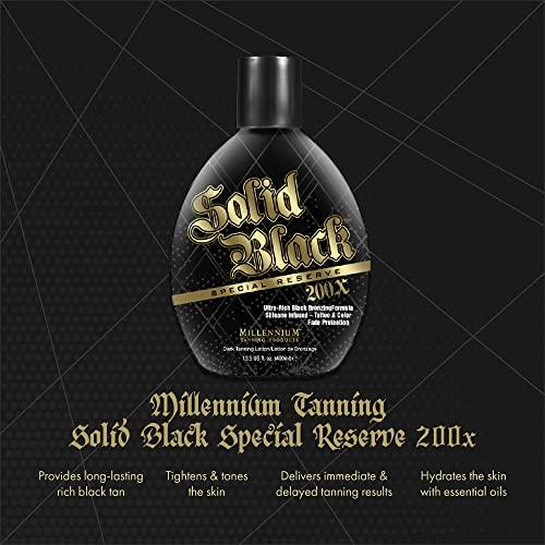 Millennium Tanning Products Millennium Tanning Solid Black Special Reserve 200X Tanning Lotion, 13.5 Ounces, 3-pack