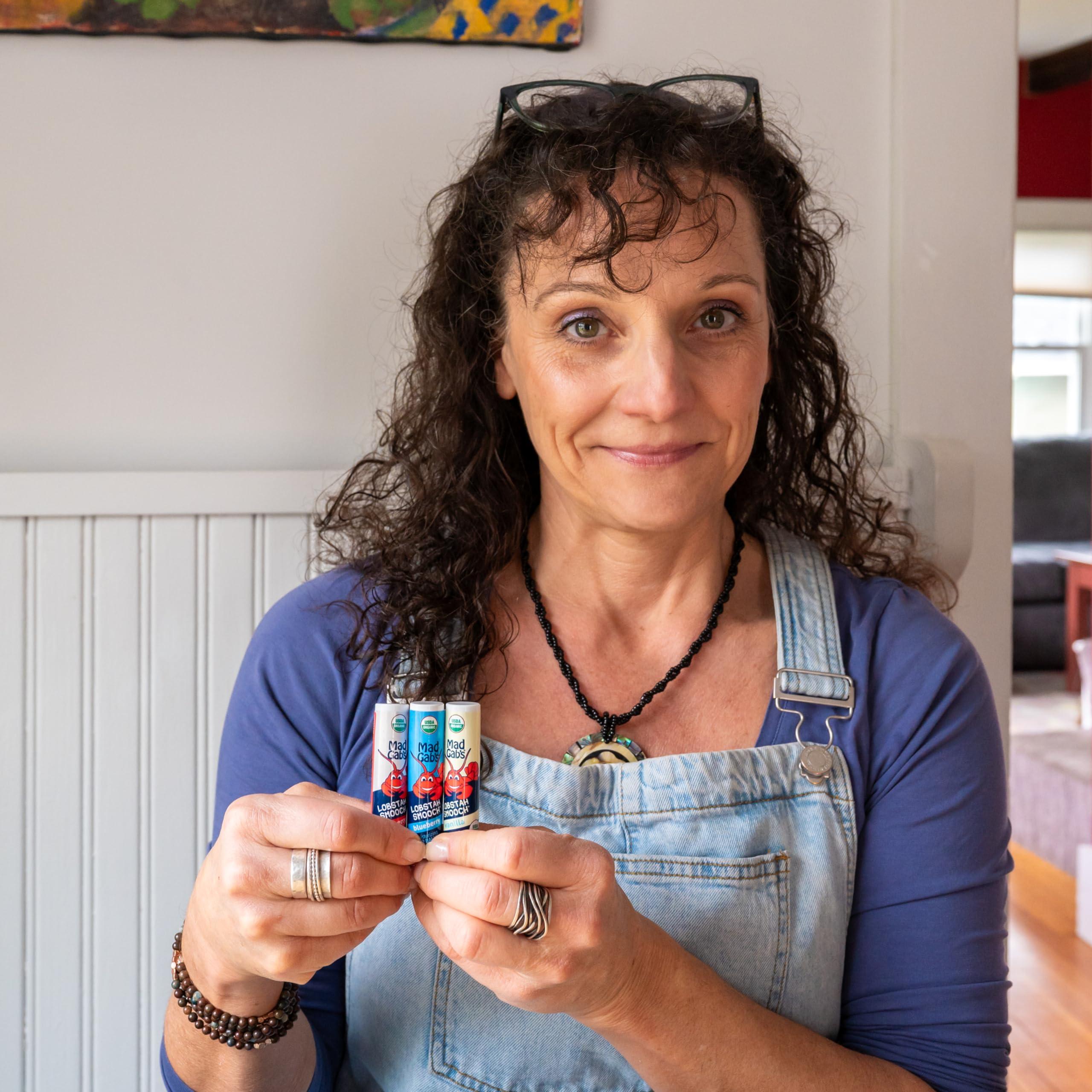 Mad Gab\'s Mad Gab\'s Lobstah (Lobster) Smooch Lip Balm | Moisturizing and Certified Organic | Made with Organic Olive Oil and Beeswax