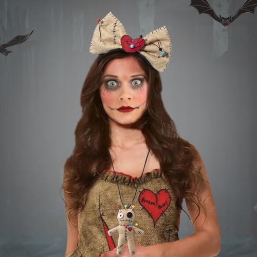 JSGHGDF JSGHGDF Masquerades Costume Bows Headband Necklace Adult Theme Party Subcultures Hairhoo