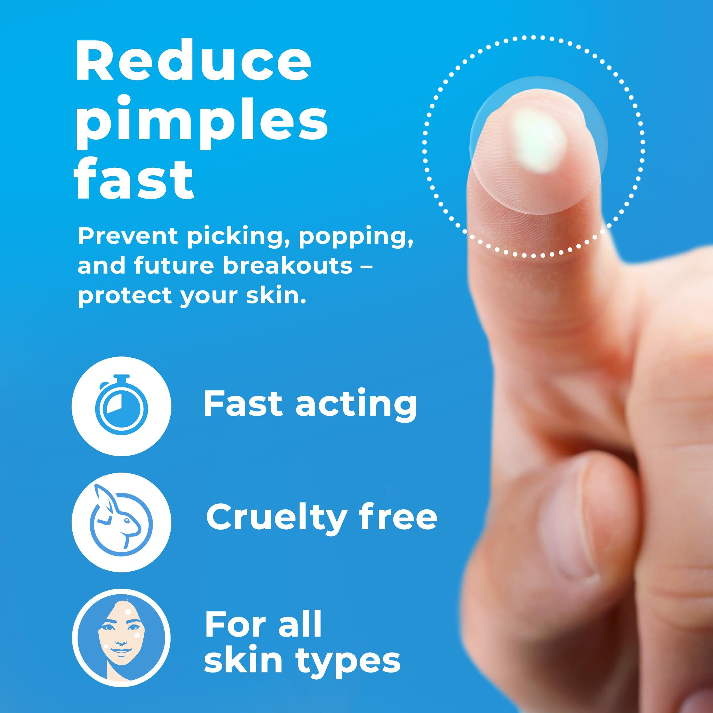 KEYCONCEPTS PatchRx Pimple Patches for Face (120 Patches), Hydrocolloid Acne Patches with Tea Tree Oil, Pimple Patch Pimple Stickers - Hydrocolloid Patch Acne Dots - Acne Pimple Patches For Face - Zit Patches