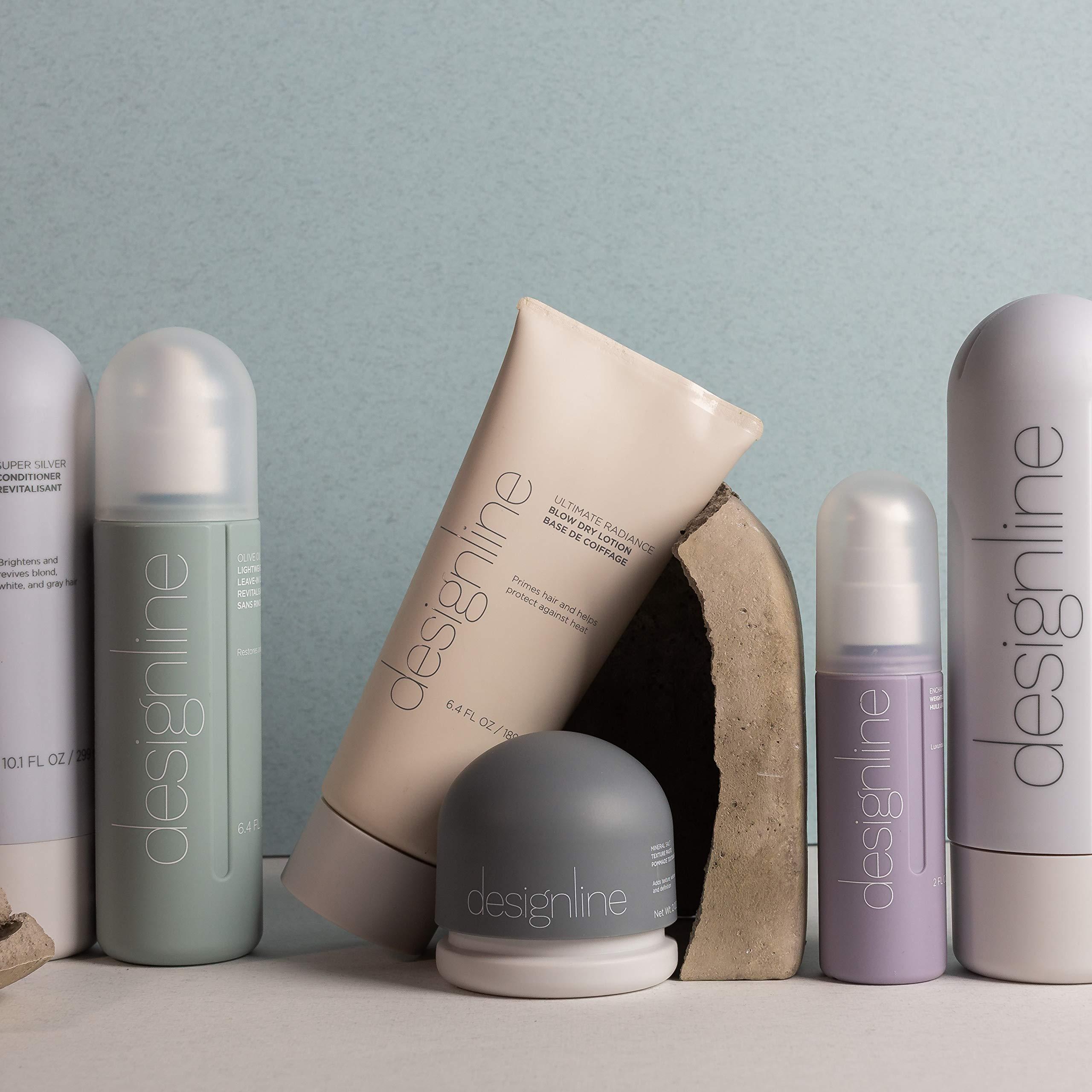 DESIGNLINE DESIGNLINE Ultimate Radiance Blow Dry Lotion, 6.4 oz - Regis For thermal styling, primes hair and helps protect against heat (6.4 oz)