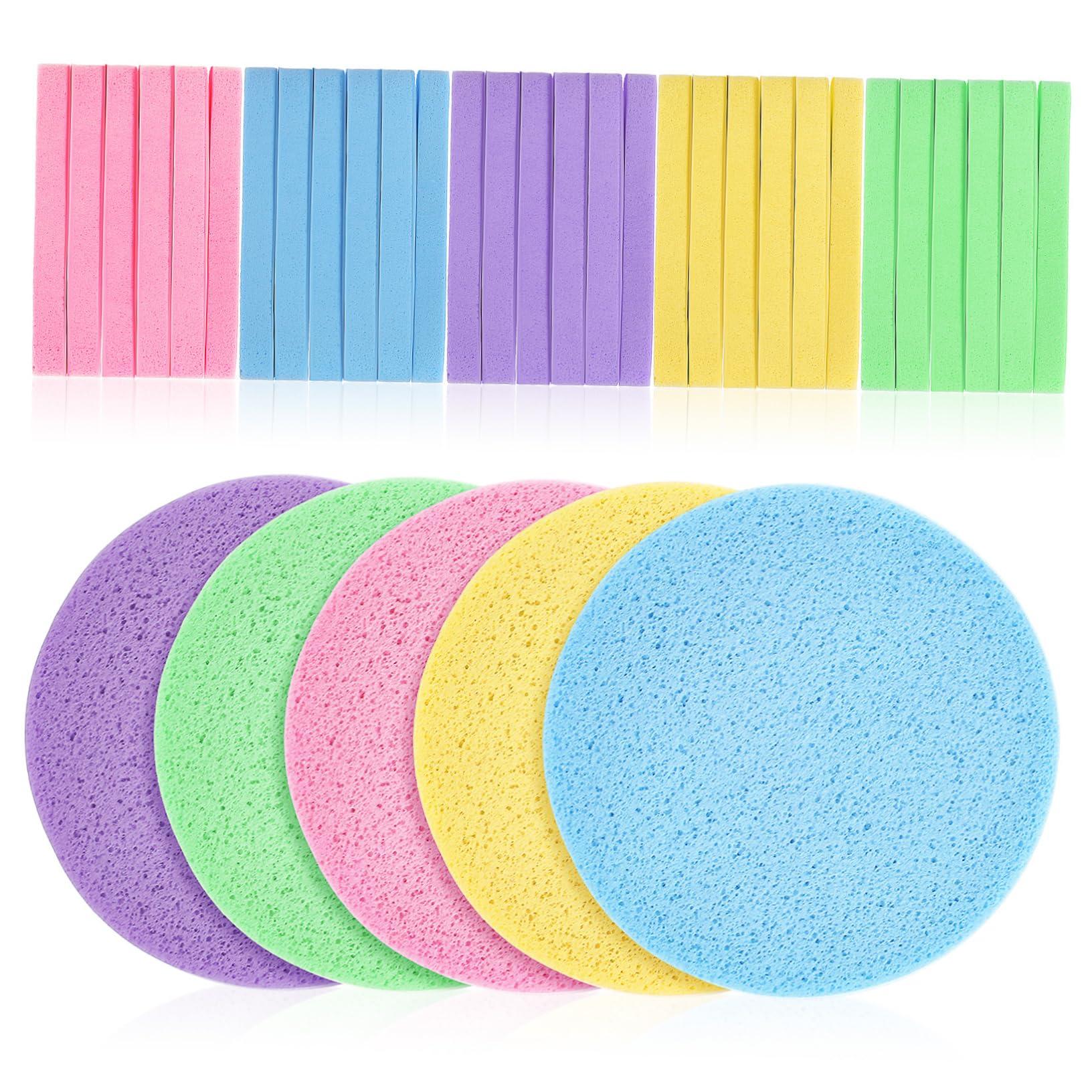 minkissy minkissy Compressed Facial Sponges for Washing Face Face Sponge Spa Makeup Supplies Esthetician Supplies