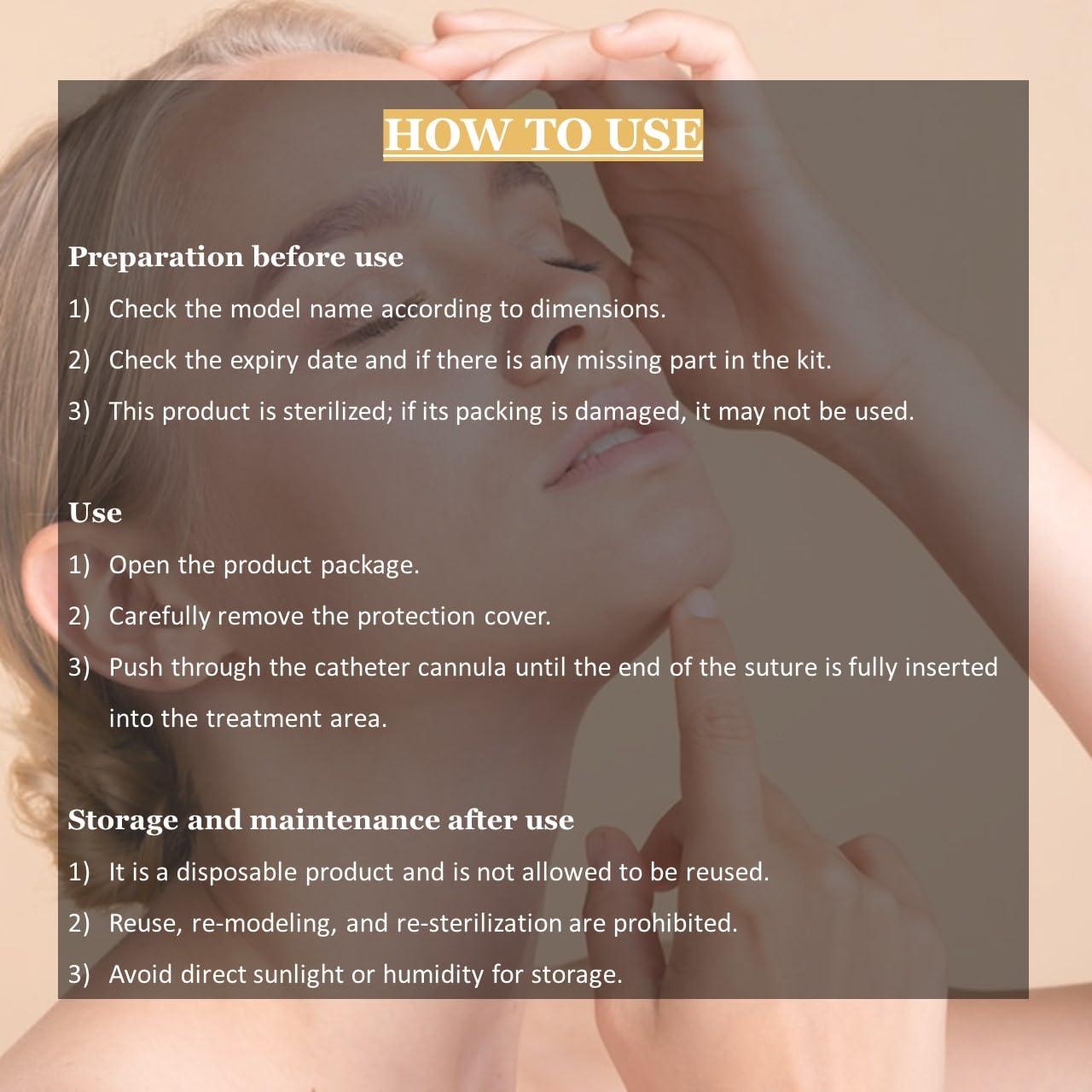 Generic HYUNSEOK 24K 99.99% Gold Threads for Face Lift/Smothing of Wrinkles/Long-Lasting Skin Rejuvenation and Firming for Body and Face Lifting 10PCS (KIM05 30G 13mm)