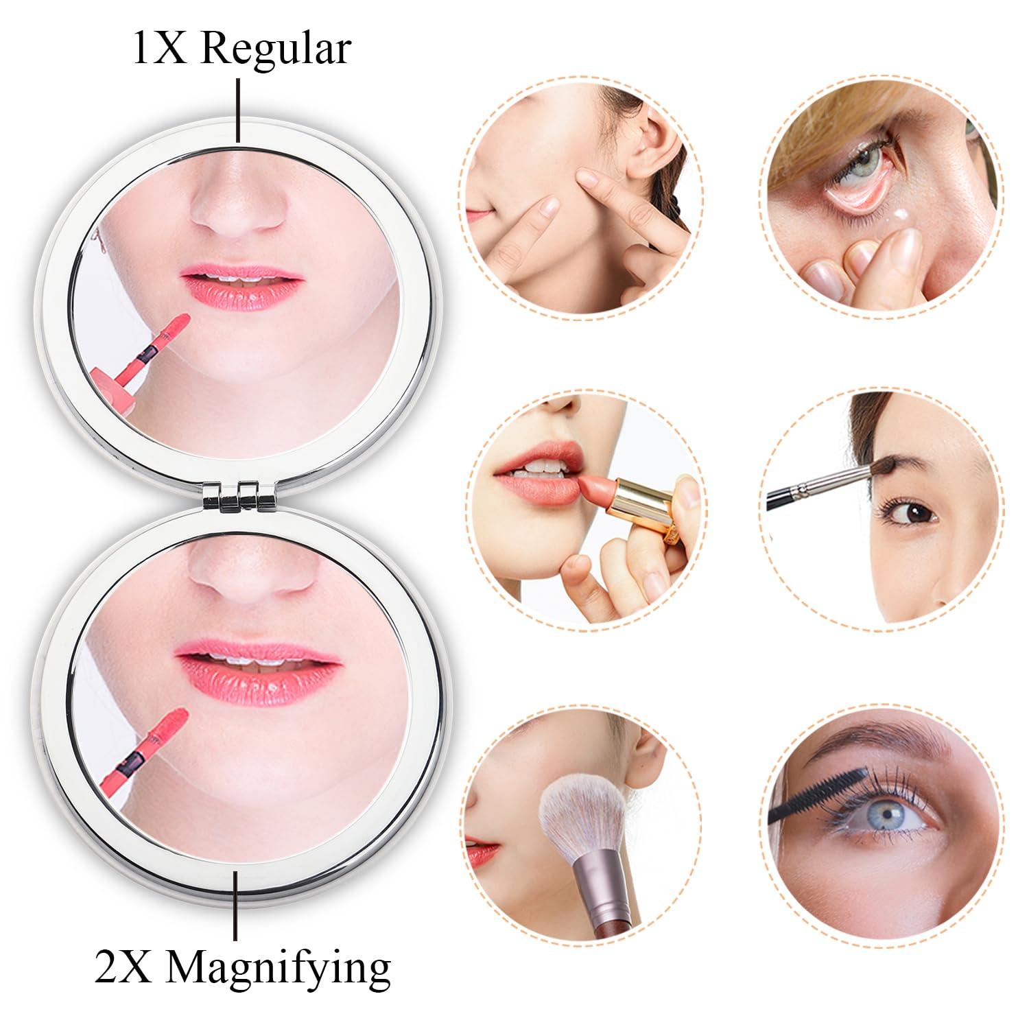 PLITI PLITI Daughter Graduation Gift Proud of Daughter Gift to My Daughter Wedding PU Leather Compact Mirror from Mom (Daughter Closed LCM)