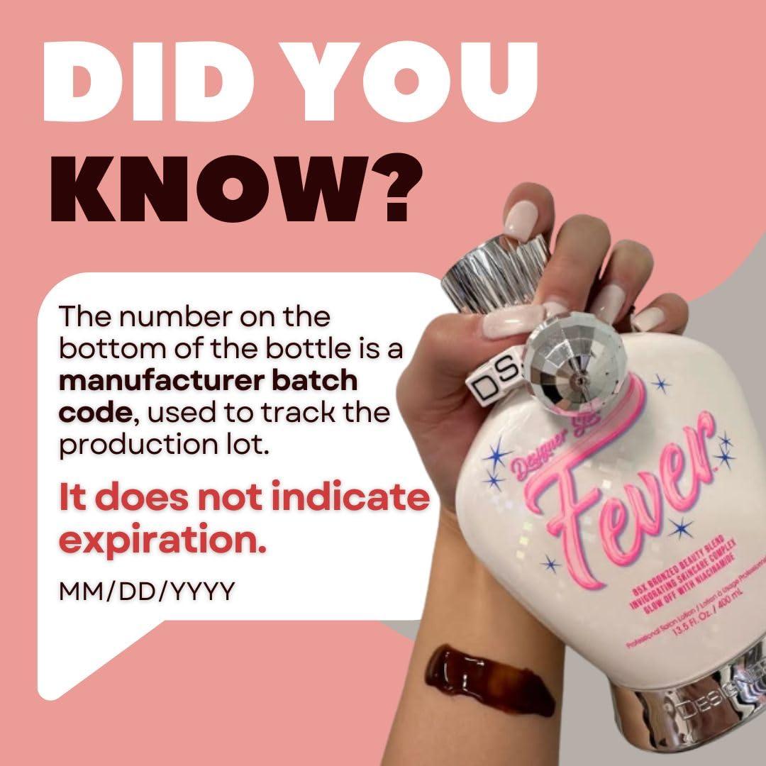 bbs Designer Skin Fever 85X Bronzed Beauty DHA Bronzer Tanning Lotion -13.5 oz