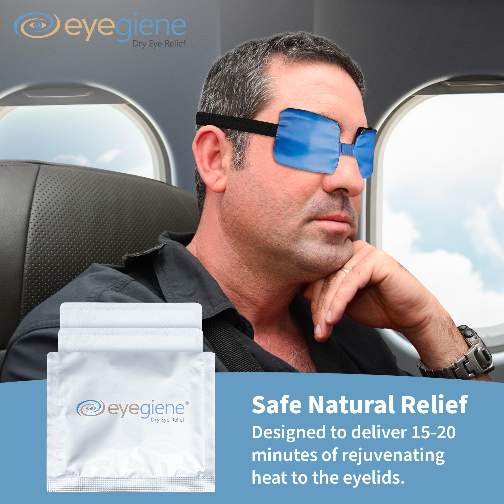 Eyedetec Medical, Inc. EyeGiene Refill - Insta-Warming Wafers for Self Heating Eye Mask Warm Compress for Eyes, Multi-Use Heat Treatment for Dryness, Styes, Blepharitis, Portable Heated Eye Mask for Dry Eyes, 30 Pairs