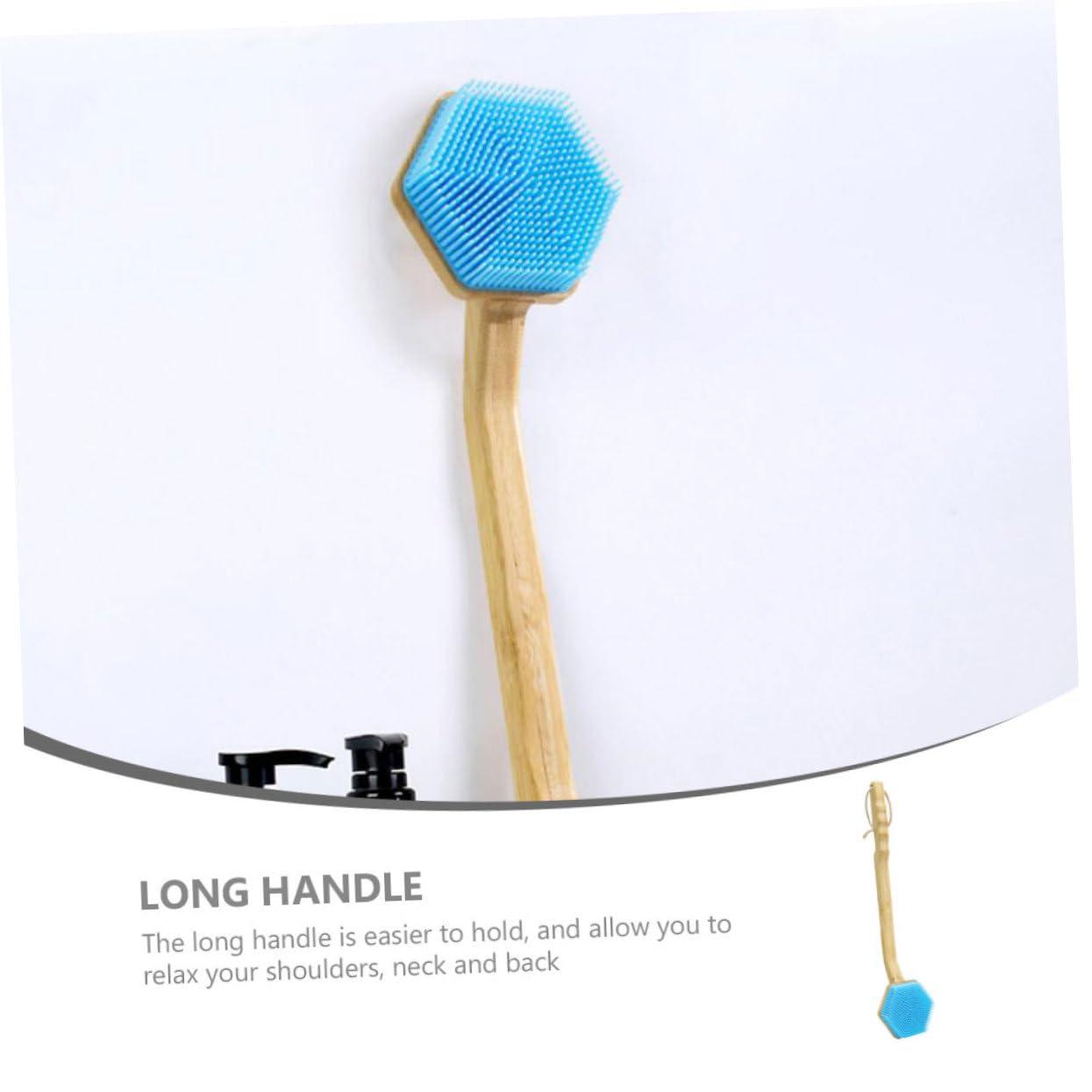 FOMIYES 2pcs Bath Brush Long Handle Bath Massage Brush Shower Brush for Body Bath Back Scrubber Back Cleaner for Shower Bath Back Brush with Long Handle Bath Scrub Brush with Long Handle