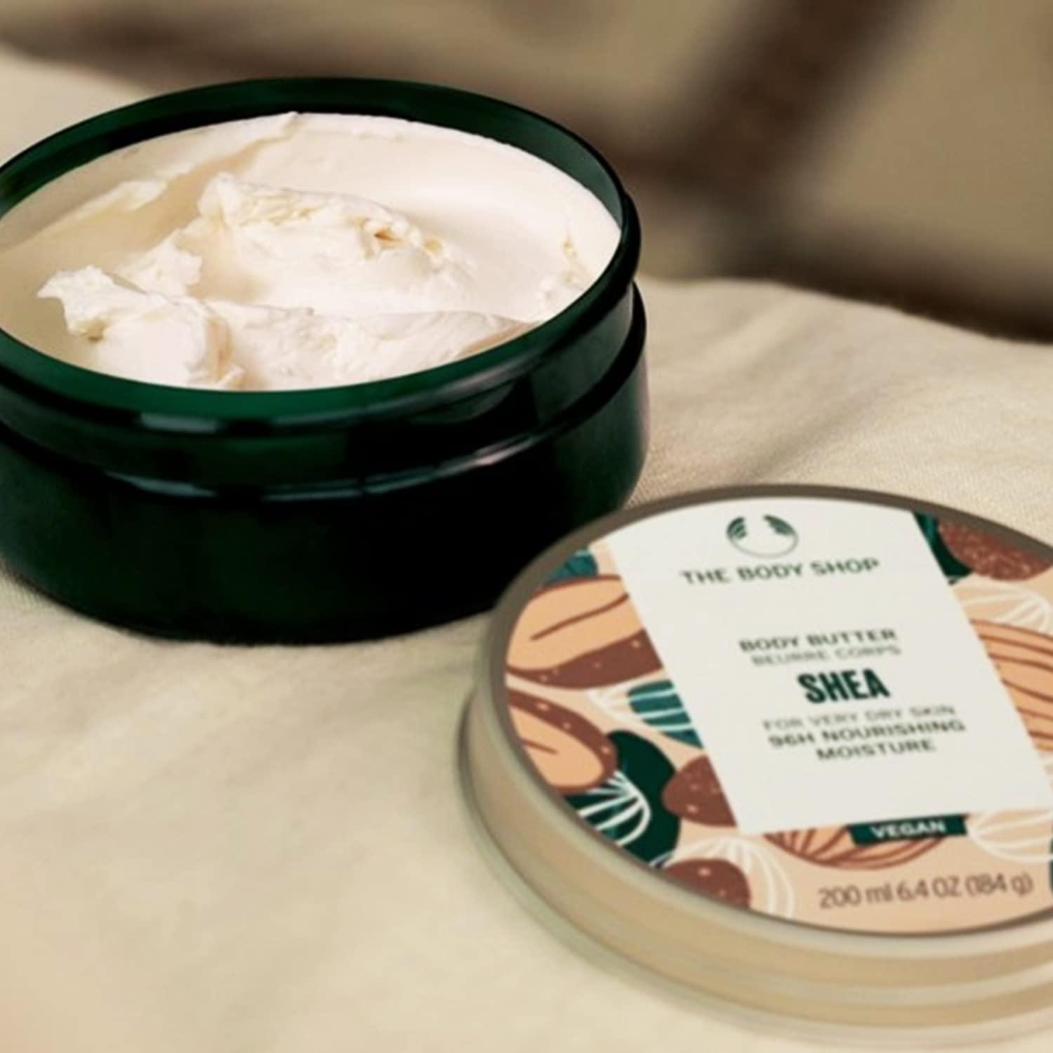 The Body Shop The Body Shop Shea Body Butter Hydrating & Moisturizing Skincare for Very Dry Skin Vegan 1.62 oz
