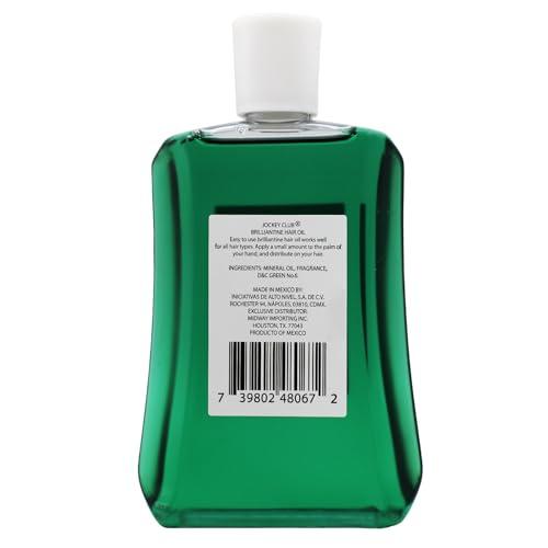 Midway Importing Jockey Club Liquid Brilliantine Hair Styling, Helps Softens All Hair Types, Lavender Scented 4 Fl Oz Plastic Bottle