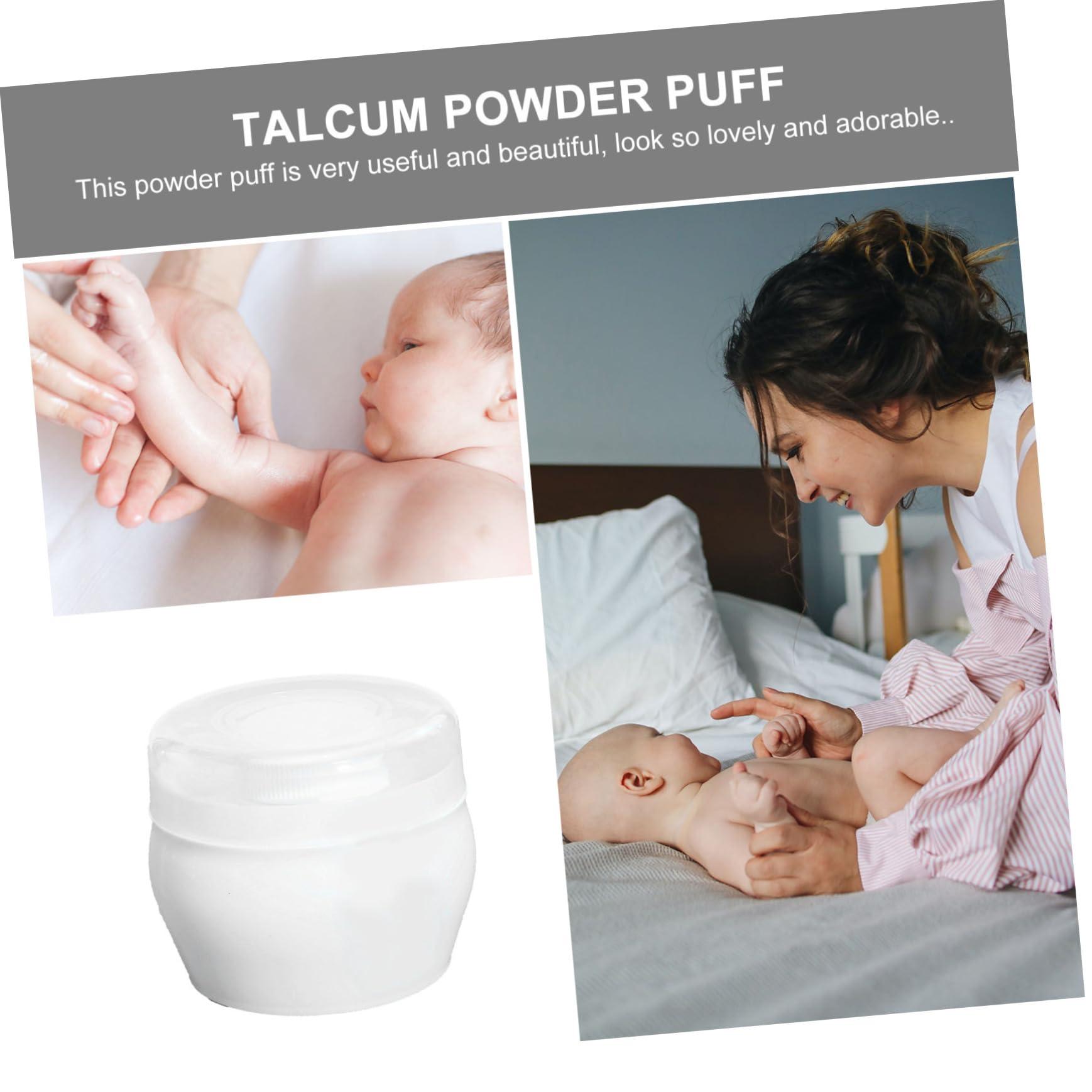 Beavorty 2 Sets Baby Powder Body Powder Puff After Bath Powder Puff Infant Powder Puff Talcum Powder Puff Toddler Powder Puff Fluff Powder Puff Plush Powder Puff Kids Powder Puff