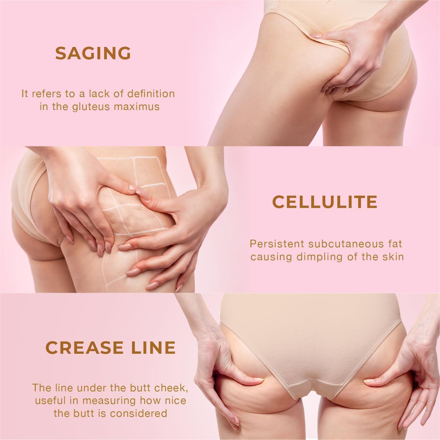 Luxvez Skin Tightening Cream for Body: Cellulite Cream for Toning and Lifting Thighs, Butt, and Legs Reduces Sagging Skin and Enhances Curves for a Youthful Look
