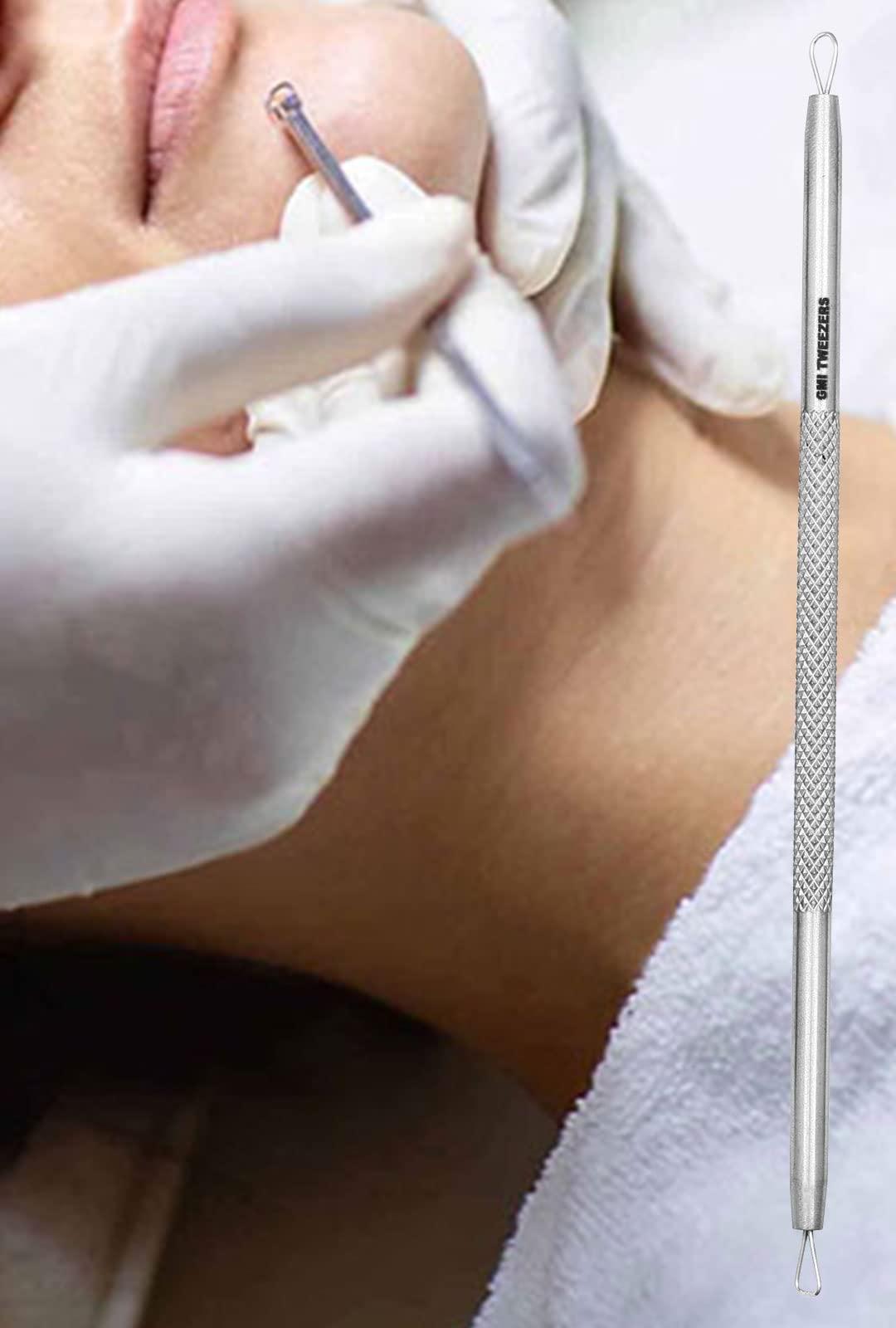 GMI-TWEEZERS GMI-TWEEZERS Blackhead Remover- 5 Piece Blackhead Extractor Tools Set for Pore Vacuum Extraction- Professional Grade Facial Cleaning & Blemish Removal- Blackhead Extractor Tools.