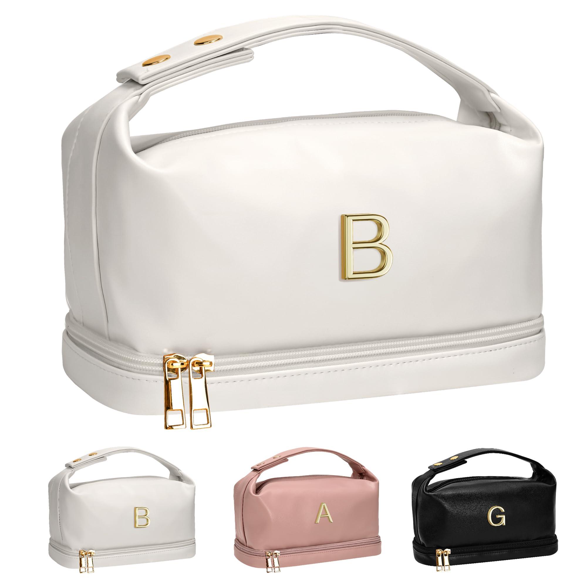 Vogewood Vogewood Initial Large Makeup Bag + Personalized Cosmetic Bag
