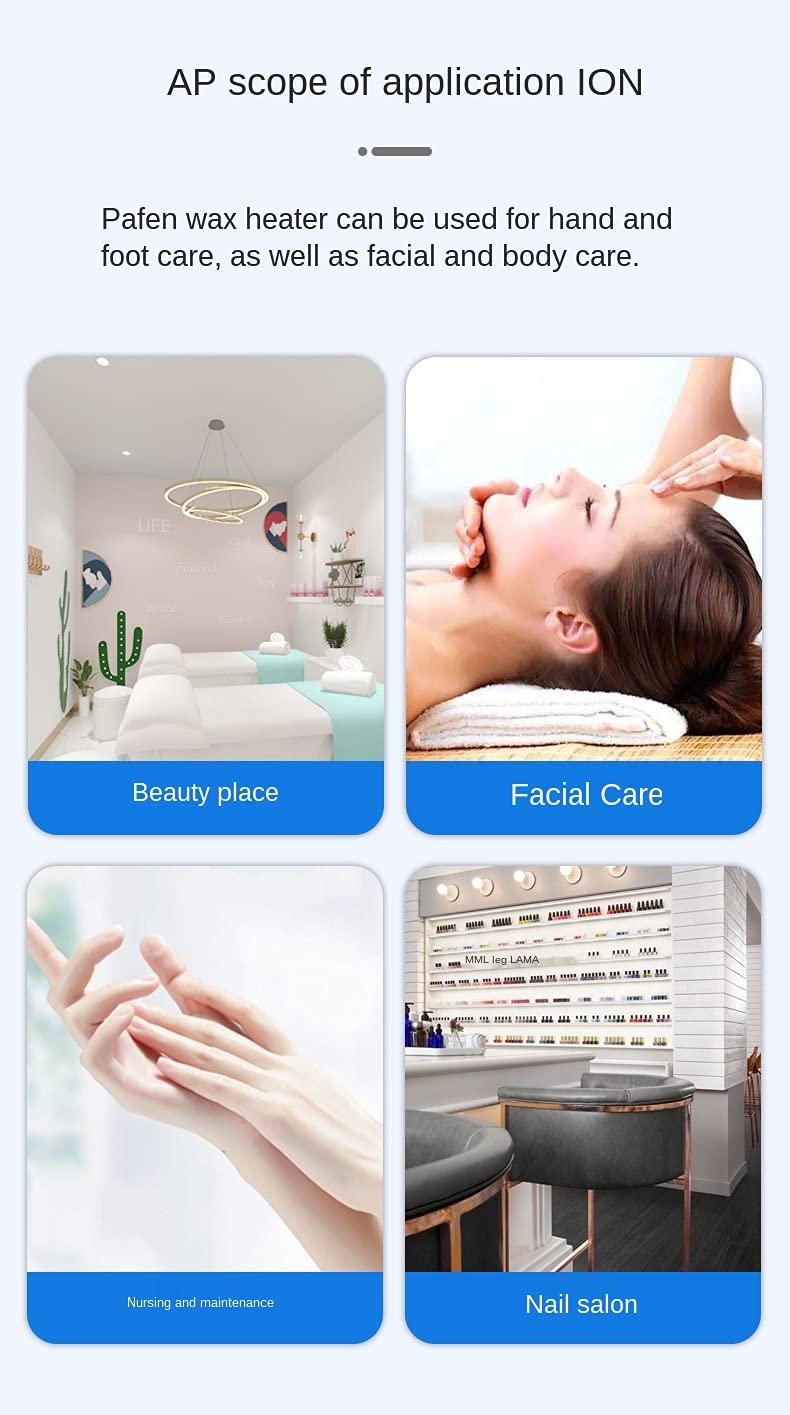 Zeromall Single Pot Wax Warmer, Professional Electric Wax Heater Machine Facial Skin SPA Equipment with Adjustable Temperature Set