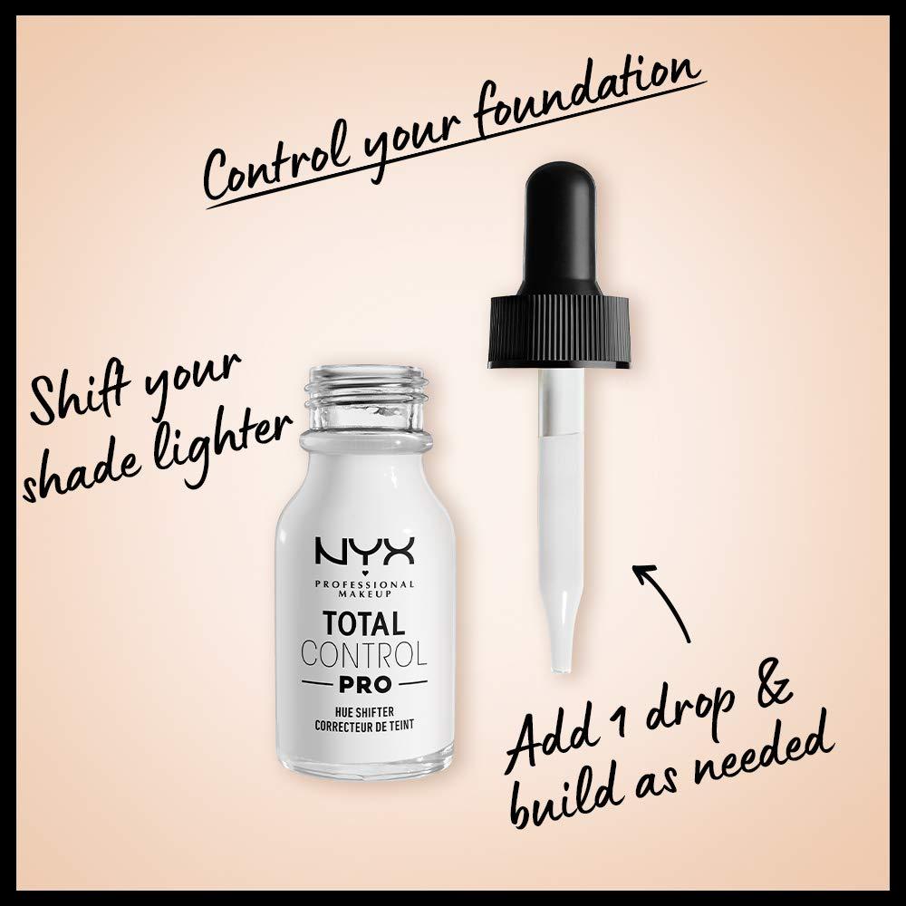 NYX PROFESSIONAL MAKEUP NYX PROFESSIONAL MAKEUP Total Control Pro Drop Foundation Hue Shifter, Light