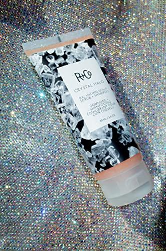 R+Co R+Co Crystal Halo Balancing Scalp Scrub + Shampoo | Purifies + Cleanses + Balances | Vegan + Cruelty-Free | 3 Oz